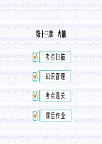 人教2011课标版--九年级全-(2013年6月第1版)--第十三章内能复习课(共57张PPT)