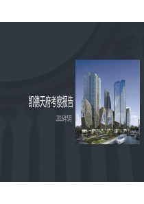 成都凯德天府项目考察报告