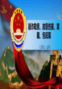 检察院案件汇报PPT-12号