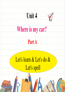 U4ALetslearnLetsdoLetsspell课件人教PEP小学三年级下册英语课件ppt