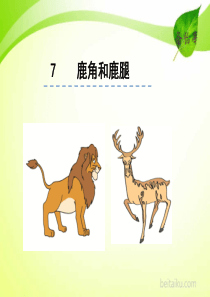 7鹿角和鹿腿ppt课件部编版小学三年级下册语文课件ppt