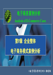 企业整体电子商务模式案例分析