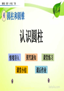 411认识圆柱ppt课件冀教版数学六年级下册课件