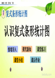 71认识复式条形统计图ppt课件七彩课堂冀教版数学四年级下册