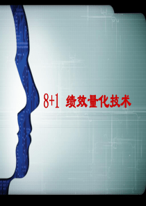 企业经营管理优秀实践案例81绩效量化技术