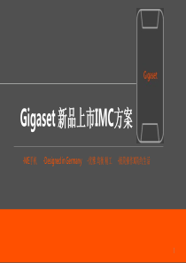 2015-Gigaset新品上市IMC项目方案-（PPT175页）