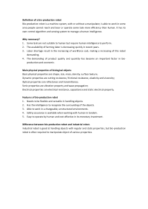 浙江大学生物系统工程-生物生产机器人-复习整理