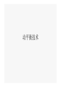 动平衡技术