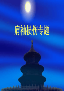肩袖损伤完整版本