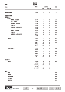 派克换向阀样本