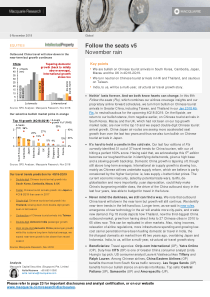 麦格理全球旅游业2018年Q42019年Q2全球旅游业趋势预测201811925页