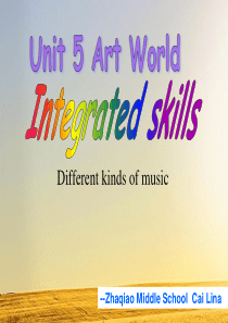 牛津译林版英语9A-Unit5-Art-world-Integrated-skills赛课(共29张