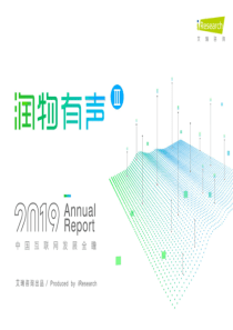 2019年中国互联网发展全瞻艾瑞20192177页