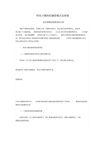 03特色小镇的投融资模式及规划