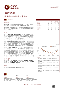 医疗保健行业关注国企激励机制改革进程20190422中金公司15页
