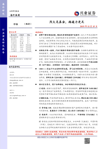 海外医药行业烈火见真金路遥力更足20191115兴业证券35页