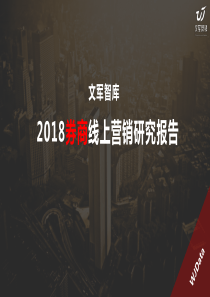 2018券商线上营销研究报告25页