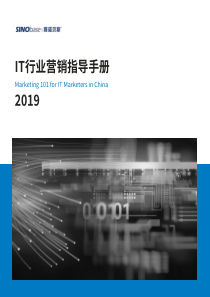 赛诺贝斯2019IT行业营销指导手册2019433页