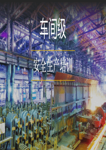 车间级安全培训ppt课件