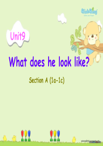公开课unit9What-does-he-look-like