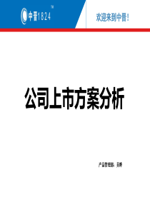 企业上市方案分析