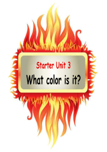 初中七年级上册英语课件：what-color-is-it说课