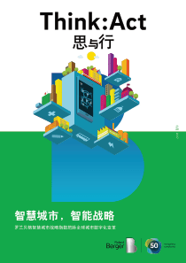 2017全球智慧城市战略指数17页