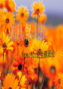 高三(3)班风学风建设主题班会