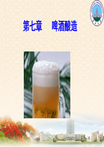啤酒的酿造-ppt课件