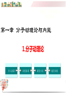 【教科版适用】九年级初三物理《1.分子动理论》课件PPT