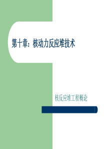 第十章核动力反应堆技术