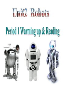 新人教版英语选修七Unit2Robot共57页文档