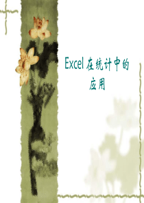 Excel在统计学中的应用超强版