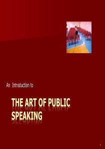 Theartofpublicspeaking