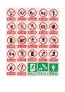 安全标志图片GB2894-2008