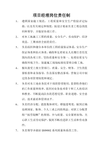 项目管理措施