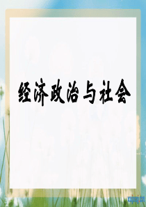 第1课-经济政治与社会课件