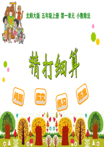 2014年北师大版五年级上《精打细算》课件
