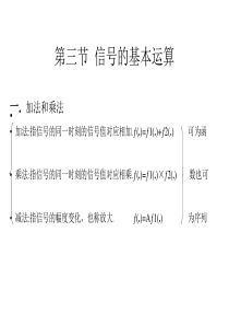 第三节信号的基本运算
