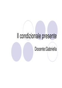 Il-condizionale-presente