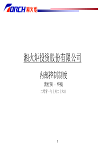 德勤——某公司内部控制制度手册