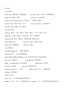 高考英语常考短语总结