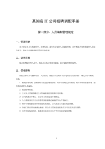 招聘管理手册