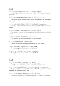 综合英语-4-课后翻译答案