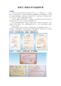 科技公司产品宣传册