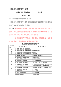 《商业银行经营管理学》