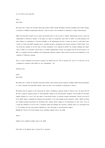 英文论文投稿信Cover-letter模板