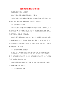 2019年能源资源消费统计分析报告