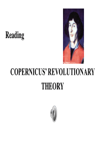COPERNICUS’REVOLUTIONARY-THEORY