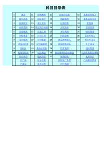 EXCEL会计全套表格